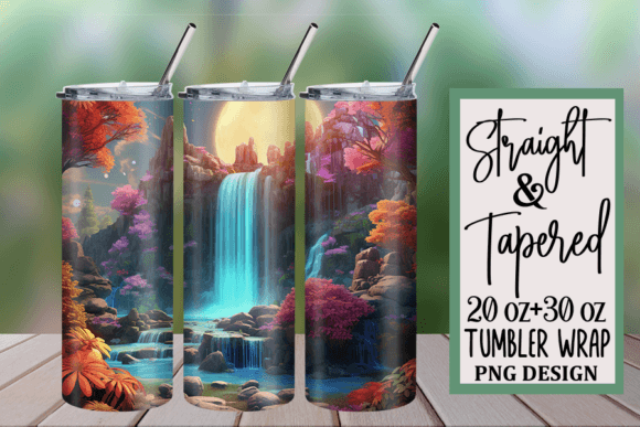 3D Enchanting Water Fall Tumbler: Bringing Nature to Your Daily Routine