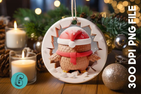 3D Owl Break Through Ornament Back 83: A Strategic Asset for Creative Projects