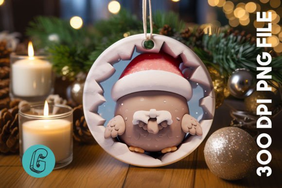3D Owl Break Through Ornament Back 95: A High-Quality Digital Asset for Creative Projects