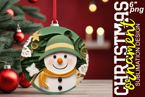 Festive 3D Ornaments for Creative Projects