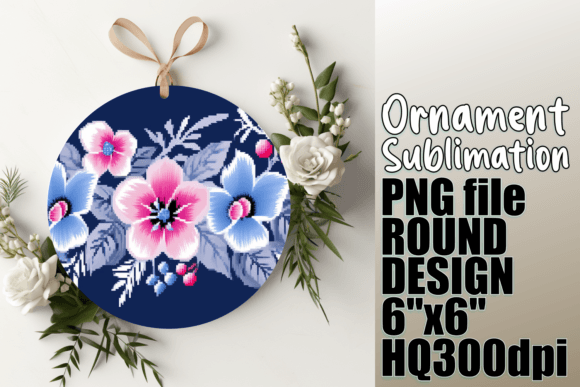 Holiday 3D Embroidered Ornaments