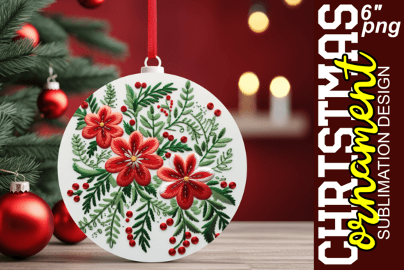 Seasonal 3D Circle Design: A Versatile Tool for Sublimation Projects