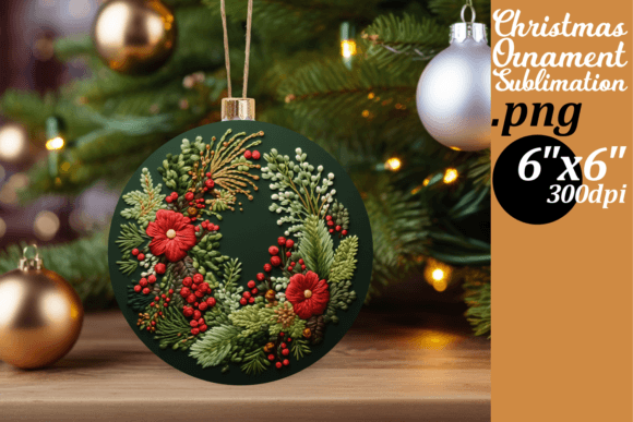 Seasonal 3D Circle Embroidery Art: A Guide to Sublimation Printing